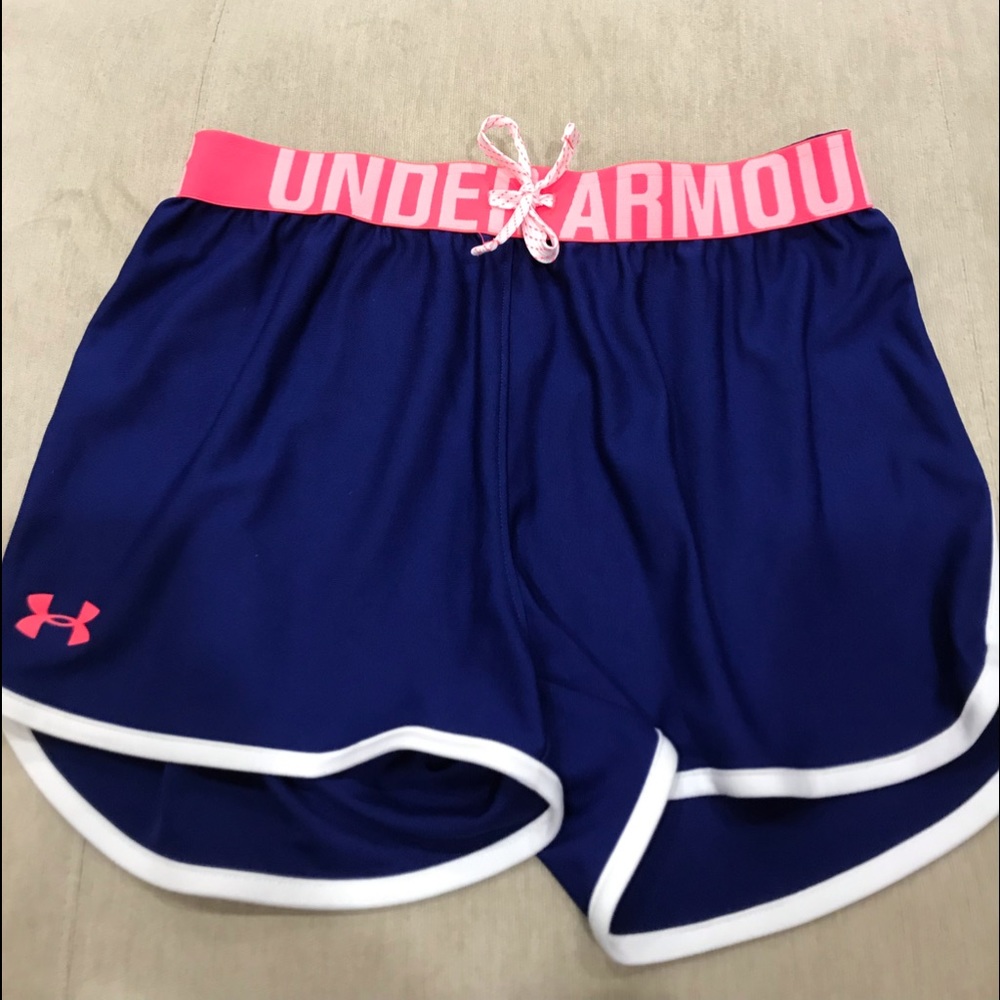 BLUE UNDER ARMOUR SHORTS